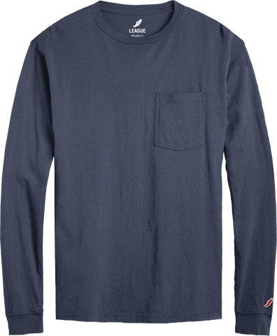 View large product image 1 of 4. Long Sleeve Pocket Tee