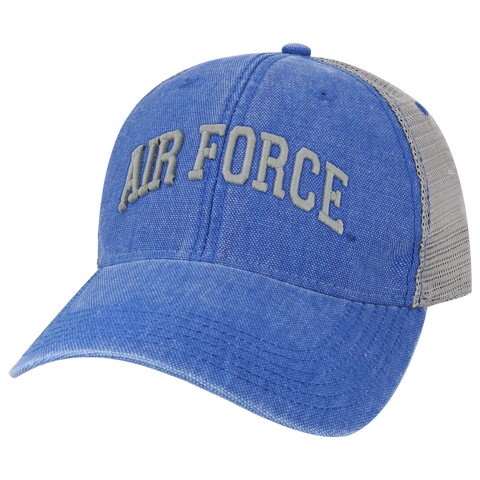 Air Force Falcons Royal/Grey Dashboard Trucker Hat