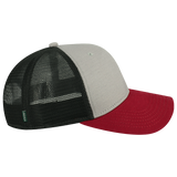 Alabama Crimson Tide Grey/Burgundy/Black Mid-Pro Snapback Adjustable Trucker Hat