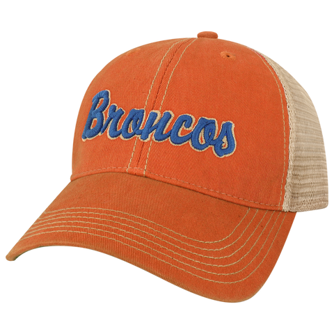 Boise State Broncos College Vault OFA Orange Old Favorite Adjustable Trucker Hat