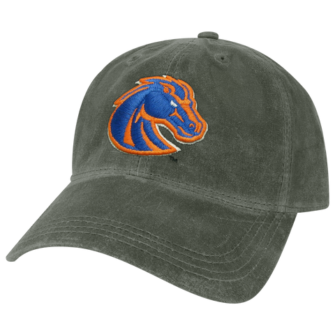 Boise State Broncos Charcoal Waxed Cotton Adjustable Hat