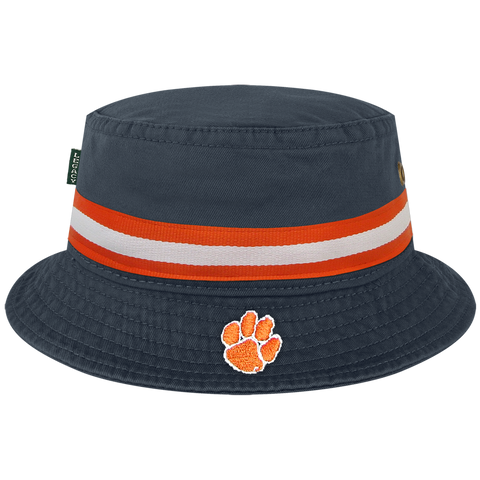 Clemson Tigers Navy Relaxed Twill Bucket Hat