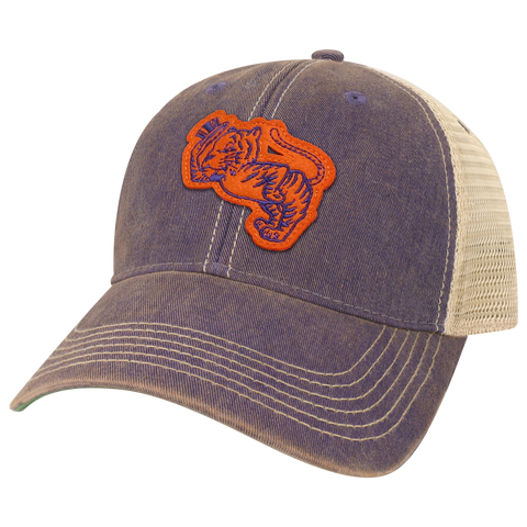 Clemson Tigers College Vault OFA Purple Old Favorite Adjustable Trucker Hat