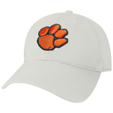 Clemson Tigers White Youth Relaxed Twill Hat