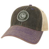 Clemson Black/Purple Old Favorite Trucker