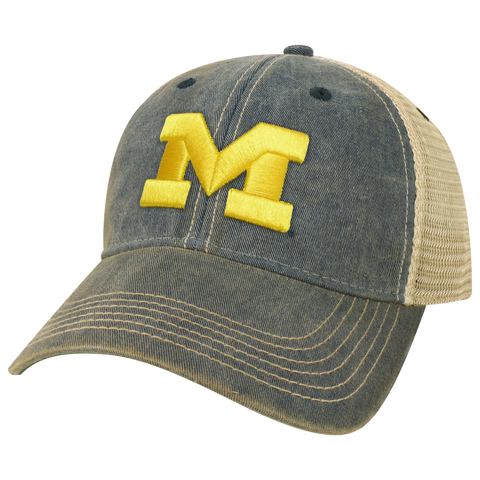 Michigan Wolverines OFA Old Favorite Adjustable Trucker Hat