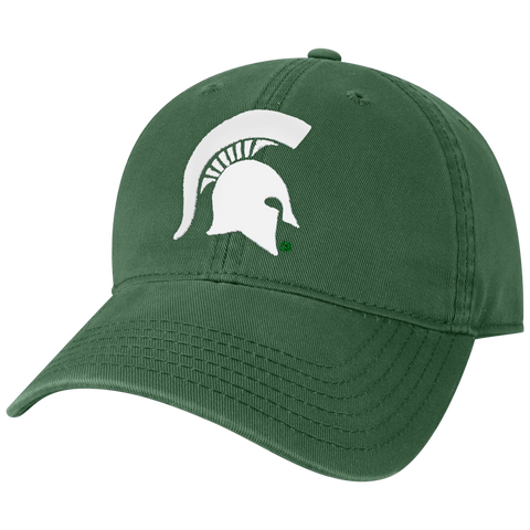 Michigan State Spartans Dark Green Youth Relaxed Twill Hat