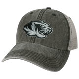 Missouri Tigers Black/Grey Dashboard Trucker Hat