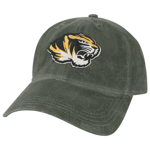 Missouri Tigers Charcoal Waxed Cotton Adjustable Hat