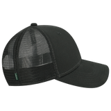 Nebraska Cornhuskers Black Youth Lo-Pro Structured Snapback Adjustable Trucker Hat