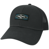 Penn State Black Lo-Pro Snapback Adjustable Trucker Hat