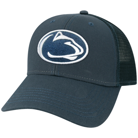 Penn State Nittany Lions Navy Lo-Pro Snapback Adjustable Trucker Hat