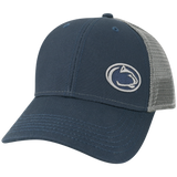 Penn State Nittany Lions Heather Navy Lo-Pro Snapback Adjustable Trucker Hat