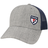 Penn Heather Grey/Navy Lo-Pro Snapback Adjustable Trucker Hat