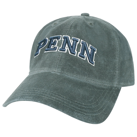 Penn Blue Steel Waxed Cotton Adjustable Hat