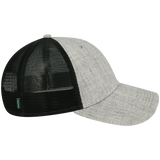 South Carolina Gamecocks Heather Grey/Black Lo-Pro Snapback Adjustable Trucker Hat