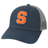 Syracuse Orange Navy/Dark Grey Youth Lo-Pro Structured Snapback Adjustable Trucker Hat