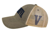 Villanova Wildcats College Vault OFA Grey Old Favorite Adjustable Trucker Hat
