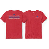 FOH Men's Heather Red Victory Falls Tee