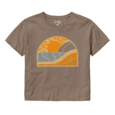 Sunset - Clothesline Cotton Crop Top