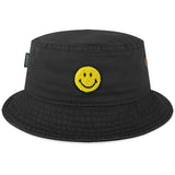 Chenille Smiley Relaxed Twill Bucket